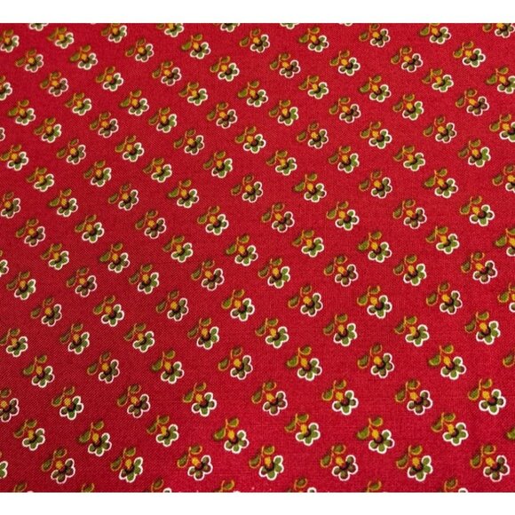 Windham Fabrics Baltimore Album Mary Koval Red Fabric 1/2 yard 44" Cotton Quilt - Picture 6 of 13